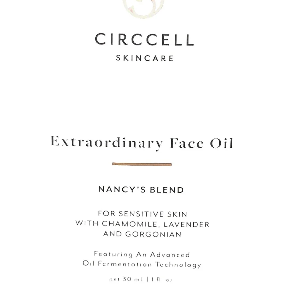 CircCell‎ Extraordinary Face Oil Nancy's Blend 30ml Sensitive Chamomile Lavender
